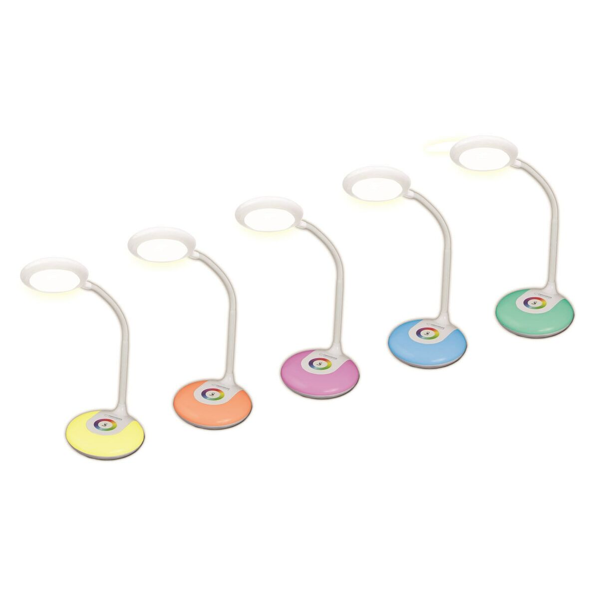 Bureaulamp Esperanza ELD117 Wit Plastic 3 W
